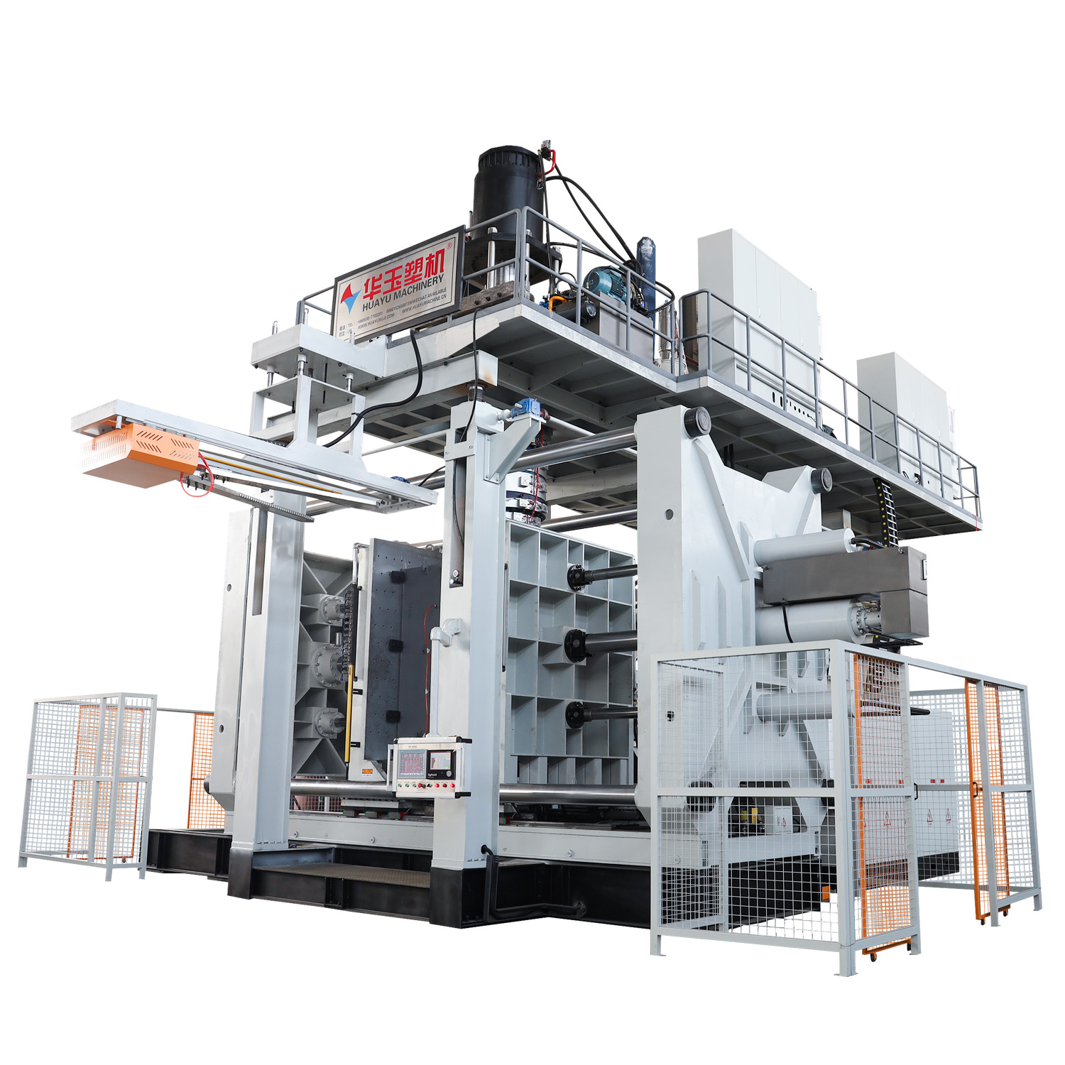 3000L五層大型水桶吹塑機(jī)，擁有超強(qiáng)機(jī)械強(qiáng)度